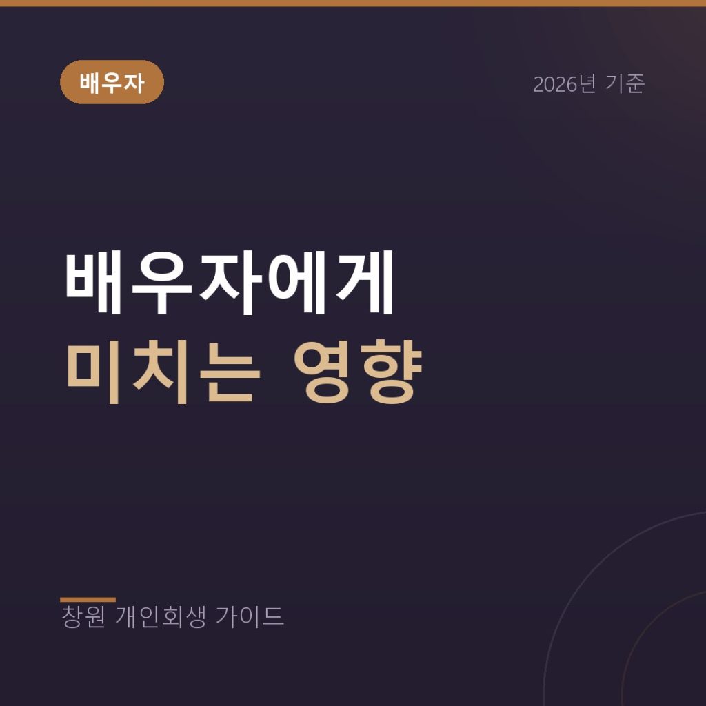개인회생과 배우자, 재산과 소득이 심사에 미치는 영향